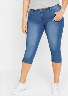 Jeans cropped slim fit, a vita media, bonprix