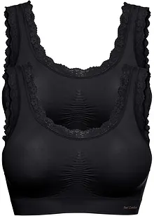 Reggiseno bustier senza cuciture Feel Comfort (pacco da 2), bonprix