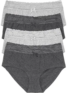 Panty alto (pacco da 4), bonprix