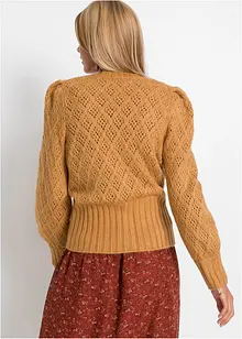 Cardigan con fondo e polsini larghi, bonprix