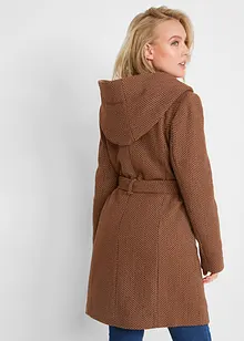 Cappotto corto in misto lana, bonprix