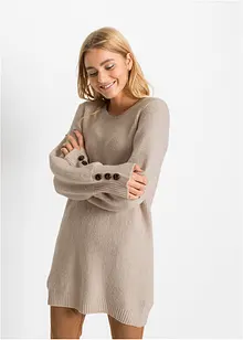 Maglione lungo con bottoni, bonprix