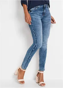 Jeans skinny elasticizzati, a vita media, bonprix