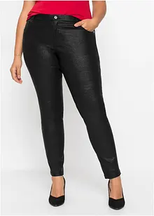 Pantaloni con effetto glitterato, bonprix