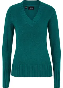 Maglione con scollo a V, bonprix