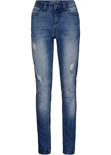 Jeans elasticizzati boyfriend, vita media, bonprix