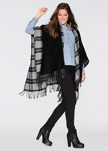 Poncho double face, bonprix
