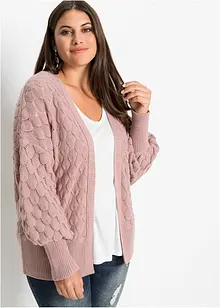 Cardigan con trafori, bonprix