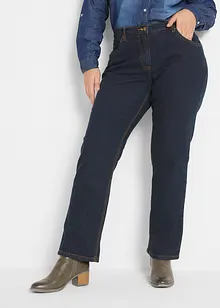 Jeans elasticizzati straight, a vita media, bonprix