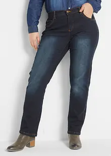 Jeans modellanti straight, vita alta, bonprix