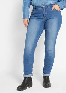 Jeans skinny elasticizzati, vita media, bonprix