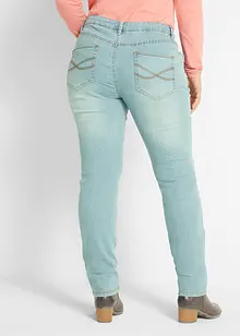 Jeans skinny elasticizzati, vita media, bonprix