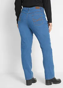 Jeans elasticizzati a vita alta, straight, bonprix