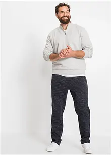 Felpa con colletto e zip, bonprix