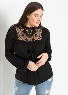 MUST HAVE: maglia con pizzo, bonprix