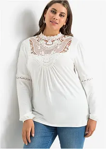 MUST HAVE: maglia con pizzo, bonprix