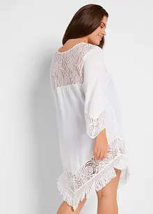 Tunica copricostume con pizzo, bonprix