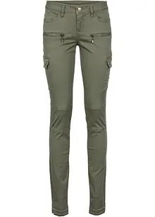 Pantaloni cargo skinny, bonprix