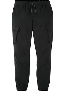 Pantaloni  cargo elasticizzati con elastico in vita regular fit, straight, bonprix