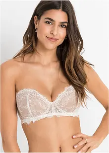 Reggiseno a balconcino senza spalline con ferretto, bonprix