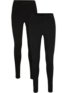 Leggings elasticizzati con cotone biologico (pacco da 2), bonprix