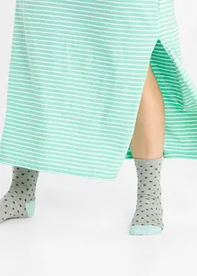 Camicia da notte lunga in puro cotone, bonprix