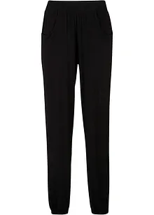 Pantaloni in jersey con comodo elastico in vita e al fondo gamba, bonprix