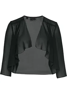 Bolero in chiffon con poliestere riciclato, bonprix