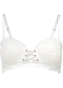 Reggiseno a balconcino in pizzo fine, bonprix