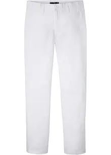 Pantaloni in lino con cinta comoda regular fit, straight, bonprix