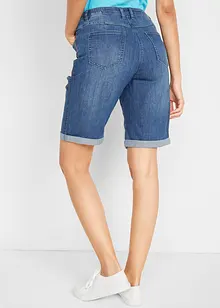 Bermuda comfort in jeans elasticizzato con cinta comoda, bonprix