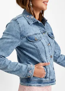 Giacca di jeans ricamata, bonprix