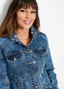 Giacca di jeans ricamata, bonprix