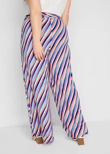 Pantaloni a palazzo in jersey con cinta comoda e tasche laterali, bonprix