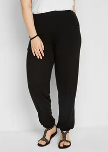 Pantaloni in jersey con cinta comoda ed elastico al fondo, bonprix