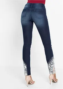 Jeans skinny con pizzo, bonprix