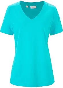 T-shirt con scollo a V, bonprix