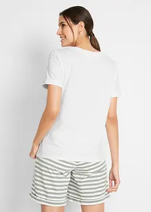 T-shirt con scollo a V, bonprix