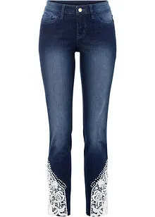 Jeans skinny con pizzo, bonprix