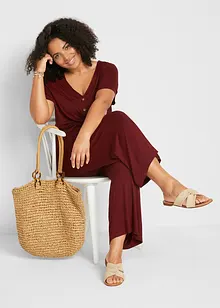 Tuta in jersey di misto viscosa, bonprix