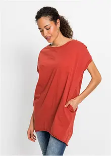 Maglia lunga in puro cotone, bonprix