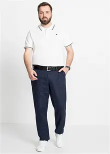 Pantaloni in lino con cinta comoda regular fit, straight, bonprix