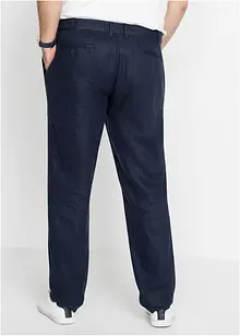 Pantaloni in lino con cinta comoda regular fit, straight, bonprix