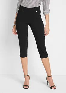 Pantaloni capri con elastico in vita, bonprix