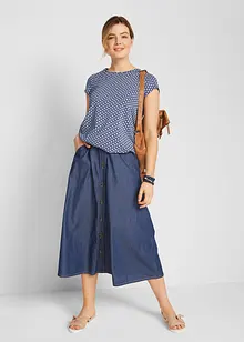 Maglia fantasia con maniche ad aletta (pacco da 2), bonprix