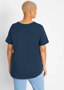 T-shirt in cotone con stampa marinara, bonprix