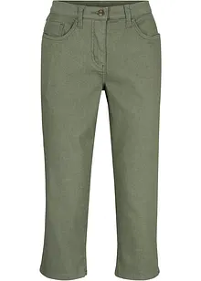 Jeans straight con cinta comoda, vita media, bonprix