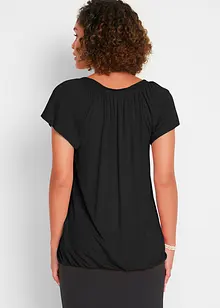 Maglia a maniche corte con scollo a V, bonprix