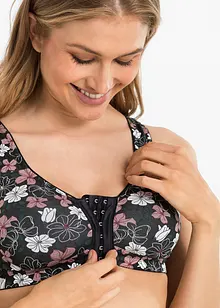 Reggiseno senza ferretto con chiusura anteriore e cotone (pacco da 2), bonprix