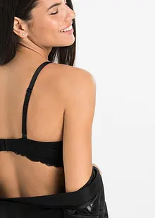 Reggiseno imbottito lucido con ferretto, bonprix